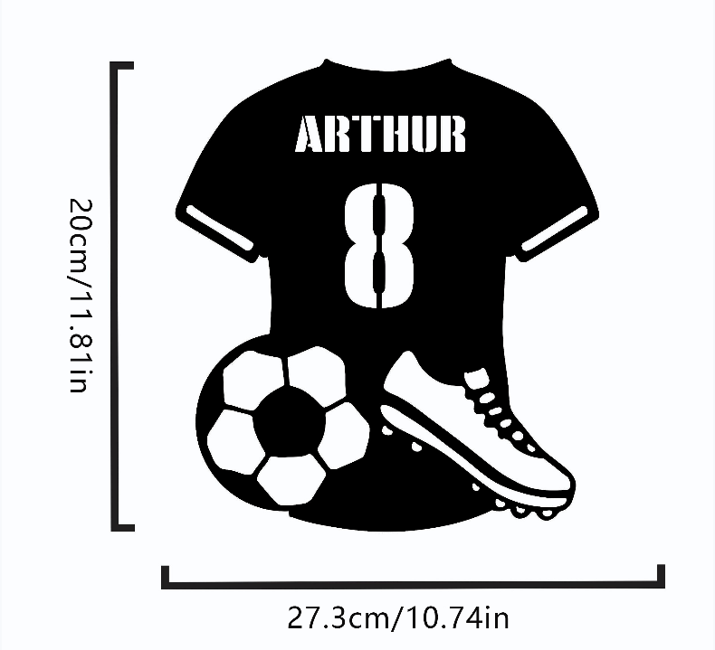 Personalized Soccer Jersey Names and Numbers