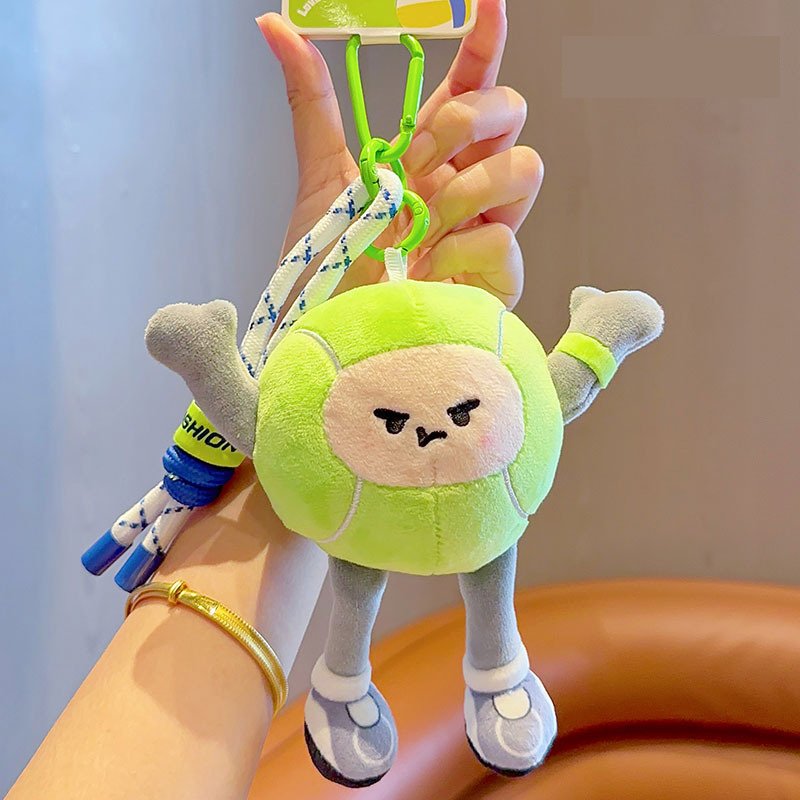 Ball Plush Keychain Small Soft Plush Cute Toys - Family Watchs