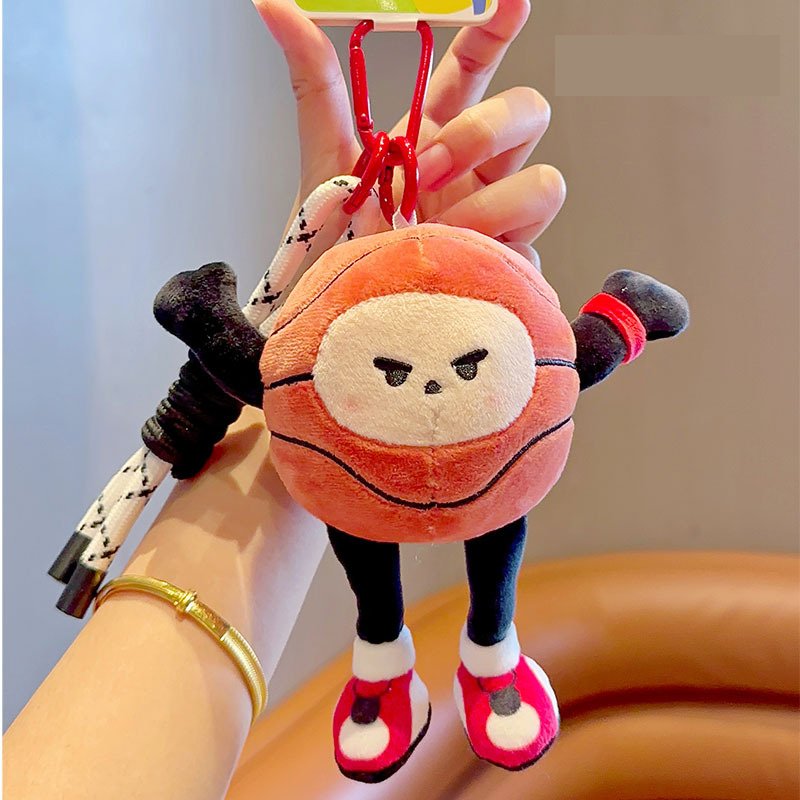 Ball Plush Keychain Small Soft Plush Cute Toys - Family Watchs