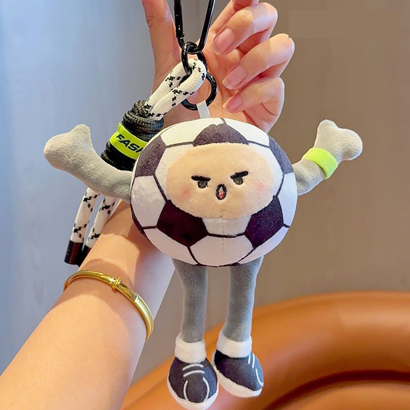 Ball Plush Keychain Small Soft Plush Cute Toys - Family Watchs