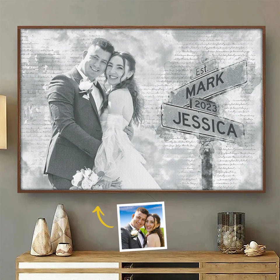 Custom Photo I Need You Because I Love You - Couple Personalized Custom Horizontal Poster - Gift For Husband Wife, Anniversary - Family Watchs