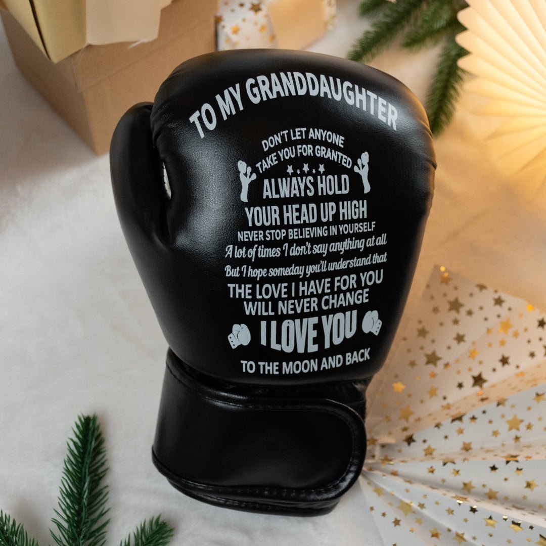 FAMILYWATCHS Gift Customized Personalise Boxing Gloves For Granddaughter - Family Watchs