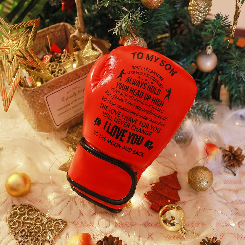 FAMILYWATCHS Gift Customized Personalise Boxing Gloves For Son - Family Watchs