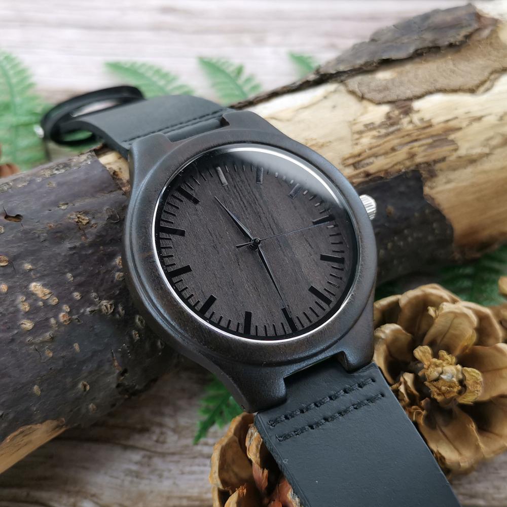 Familywatchs Gift Customized Personalise Wooden Watch To Dad - Family Watchs