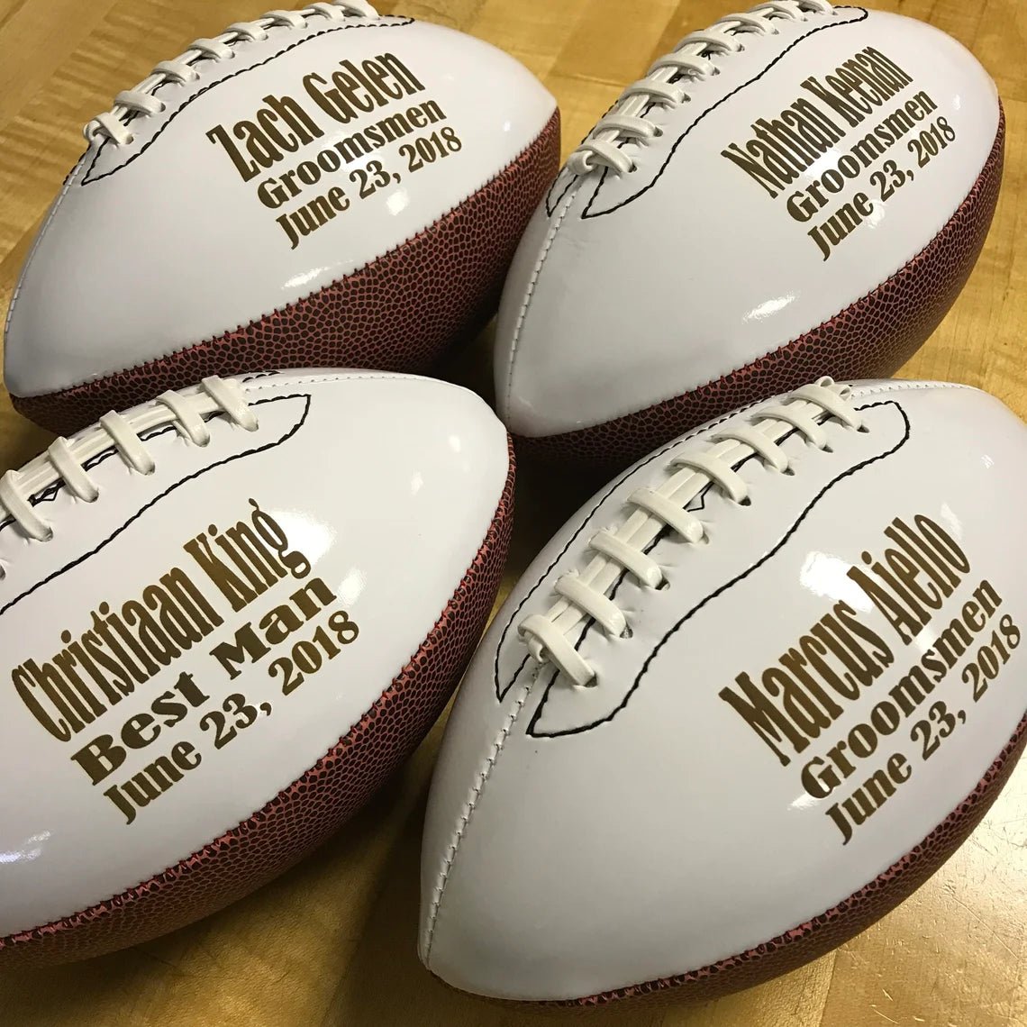 Familywatchs Gift ，Valentines Gift, Groomsman Gift, Ring Bearer Gift, Personalized Football, Best Man Gift, Gifts for Men, Personalized Gift, Sports Gift, - Family Watchs