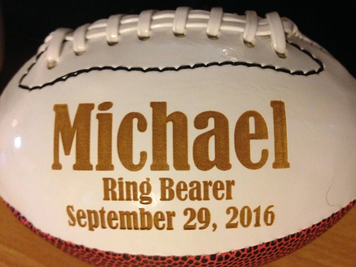 Familywatchs Gift ，Valentines Gift, Groomsman Gift, Ring Bearer Gift, Personalized Football, Best Man Gift, Gifts for Men, Personalized Gift, Sports Gift, - Family Watchs