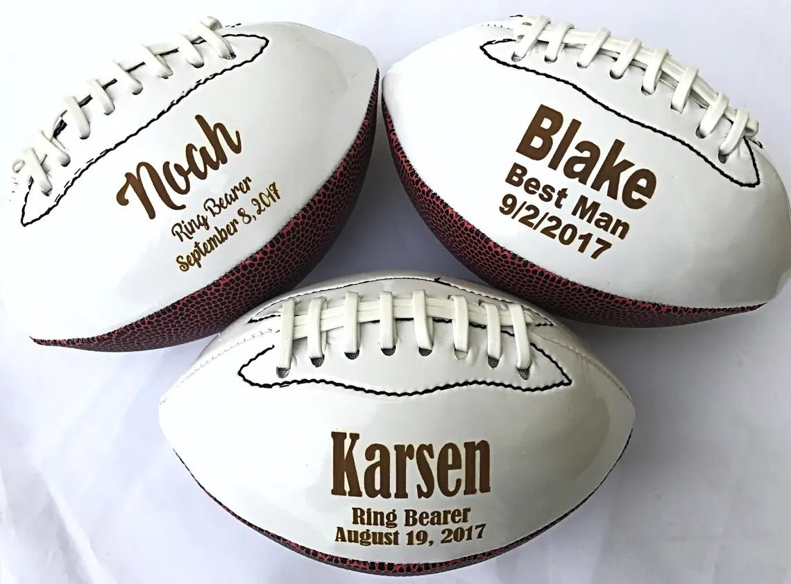 Familywatchs Gift ，Valentines Gift, Groomsman Gift, Ring Bearer Gift, Personalized Football, Best Man Gift, Gifts for Men, Personalized Gift, Sports Gift, - Family Watchs