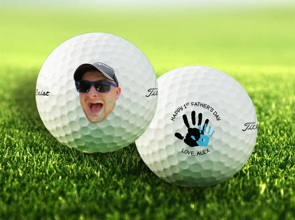 Personalized 1st Father's Day Golf Balls - Family Watchs