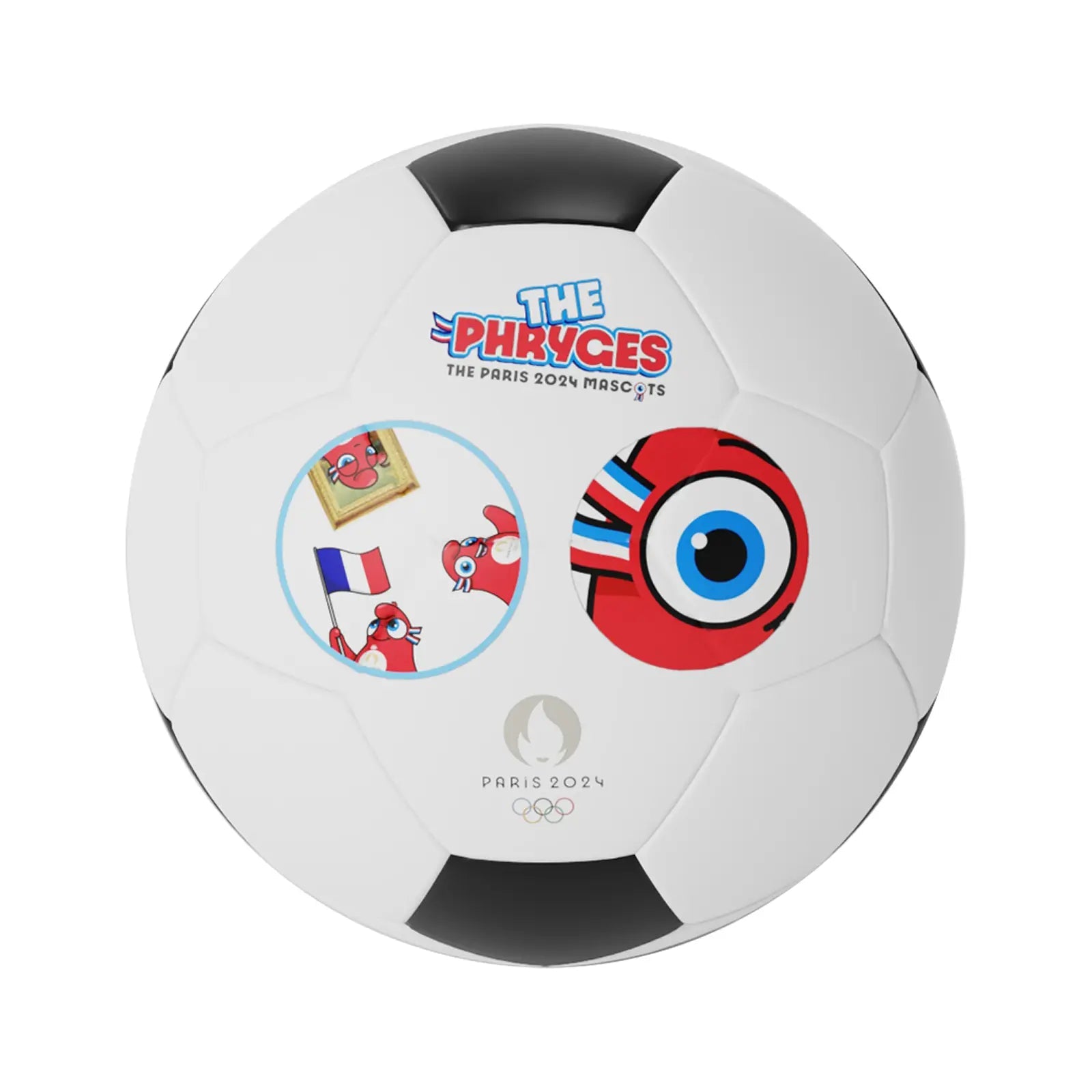 Personalized Custom 2024 Paris Olympics Themed Soccer Ball - Family Watchs