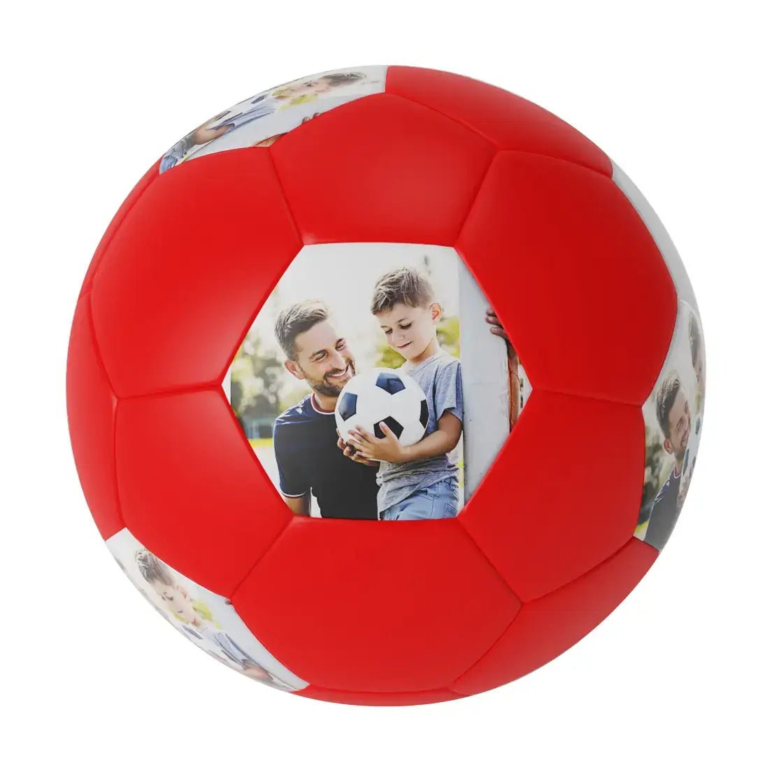 Personalized Custom 8 Panels Gift Soccer Ball - Family Watchs