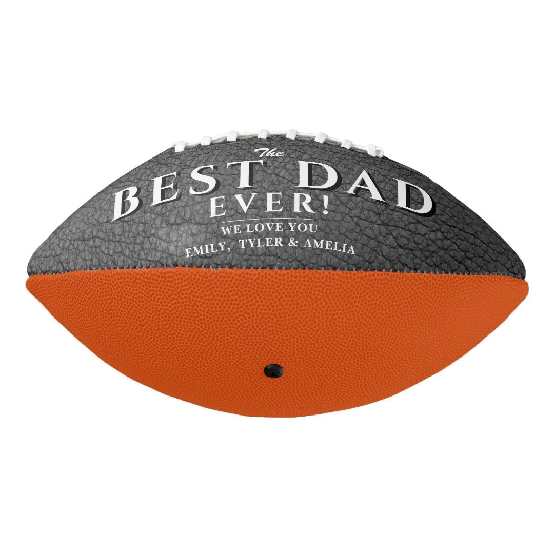 Personalized Custom Best Dad Ever Football - Family Watchs