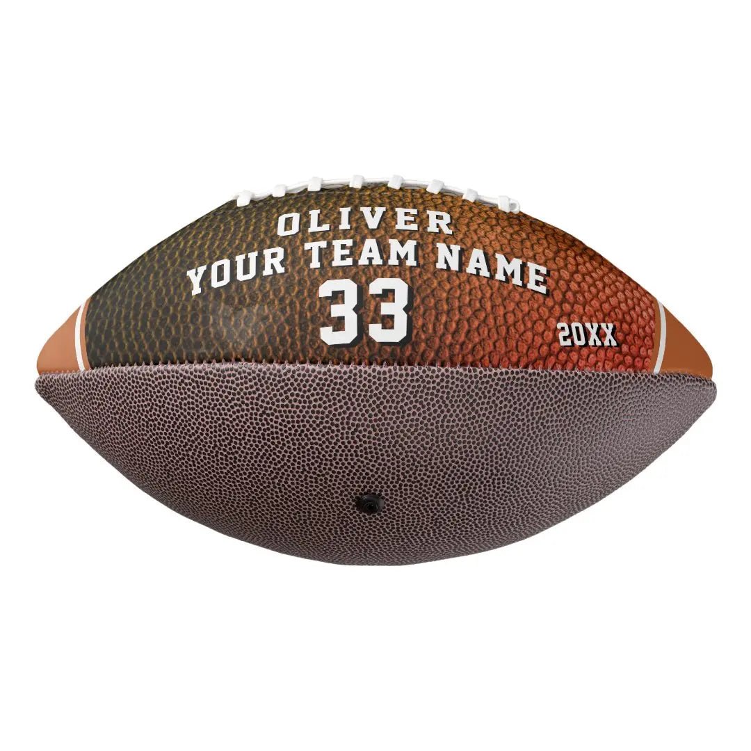 Personalized Custom Football Make the perfect Gift! - Family Watchs
