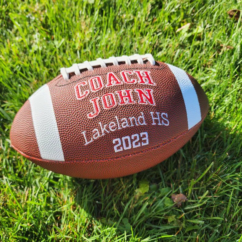 Personalized Custom Gift Football For Team, For Son, For Coach - Family Watchs