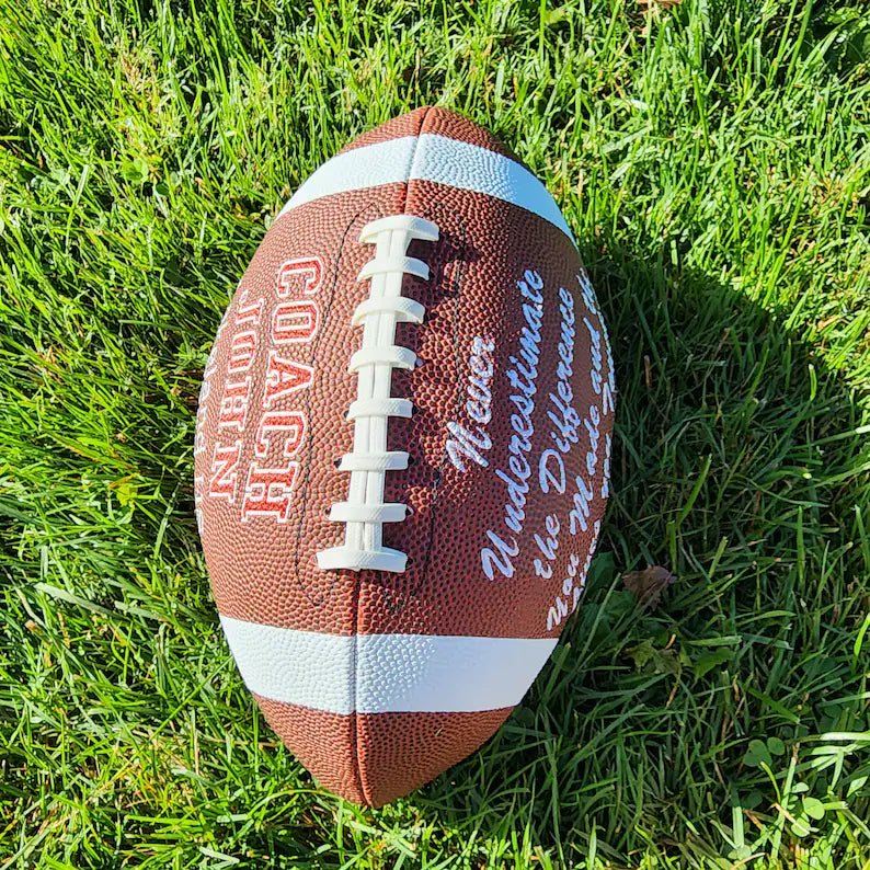 Personalized Custom Gift Football For Team, For Son, For Coach - Family Watchs