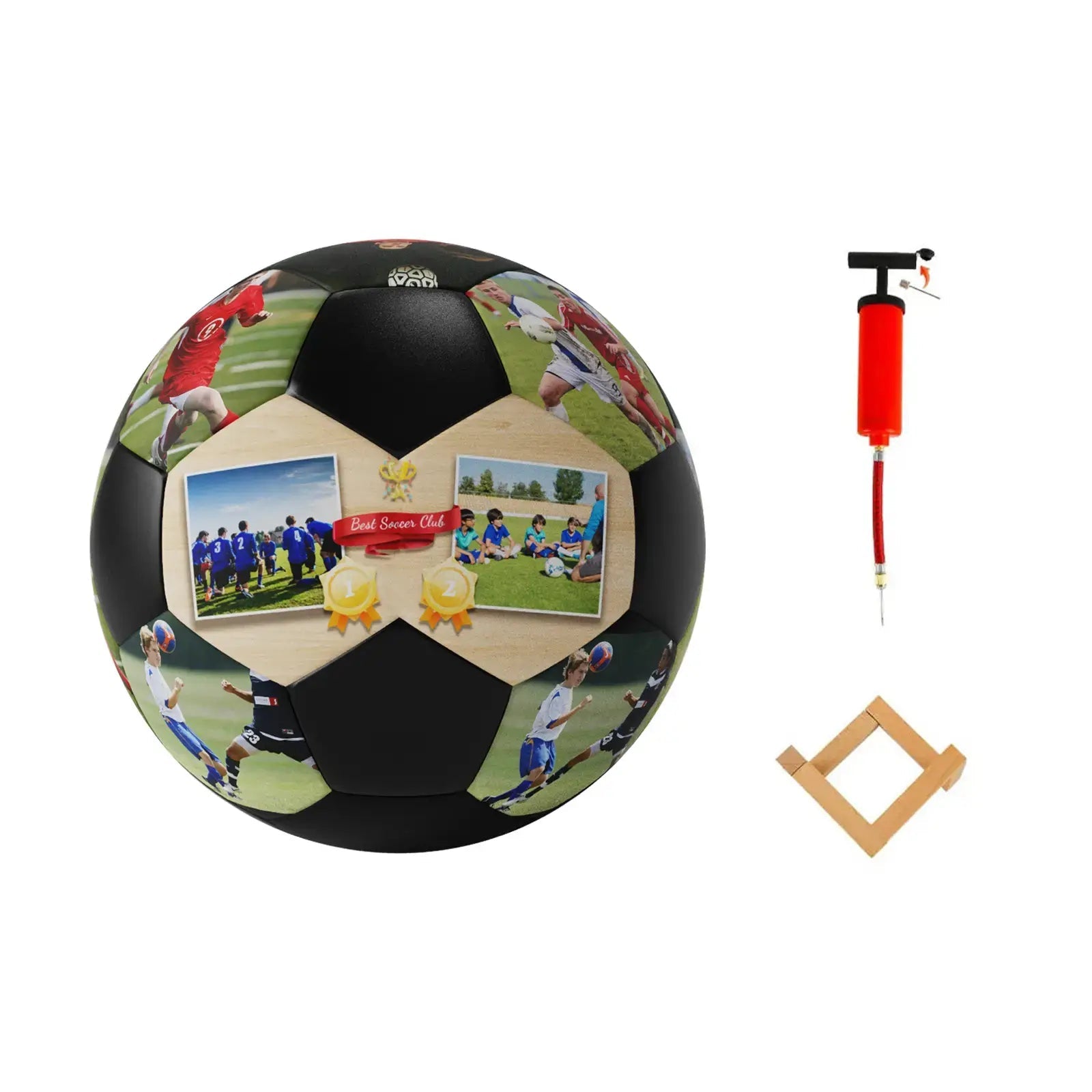 Personalized Custom Gift Soccer Ball For Child, No. 5 - Family Watchs