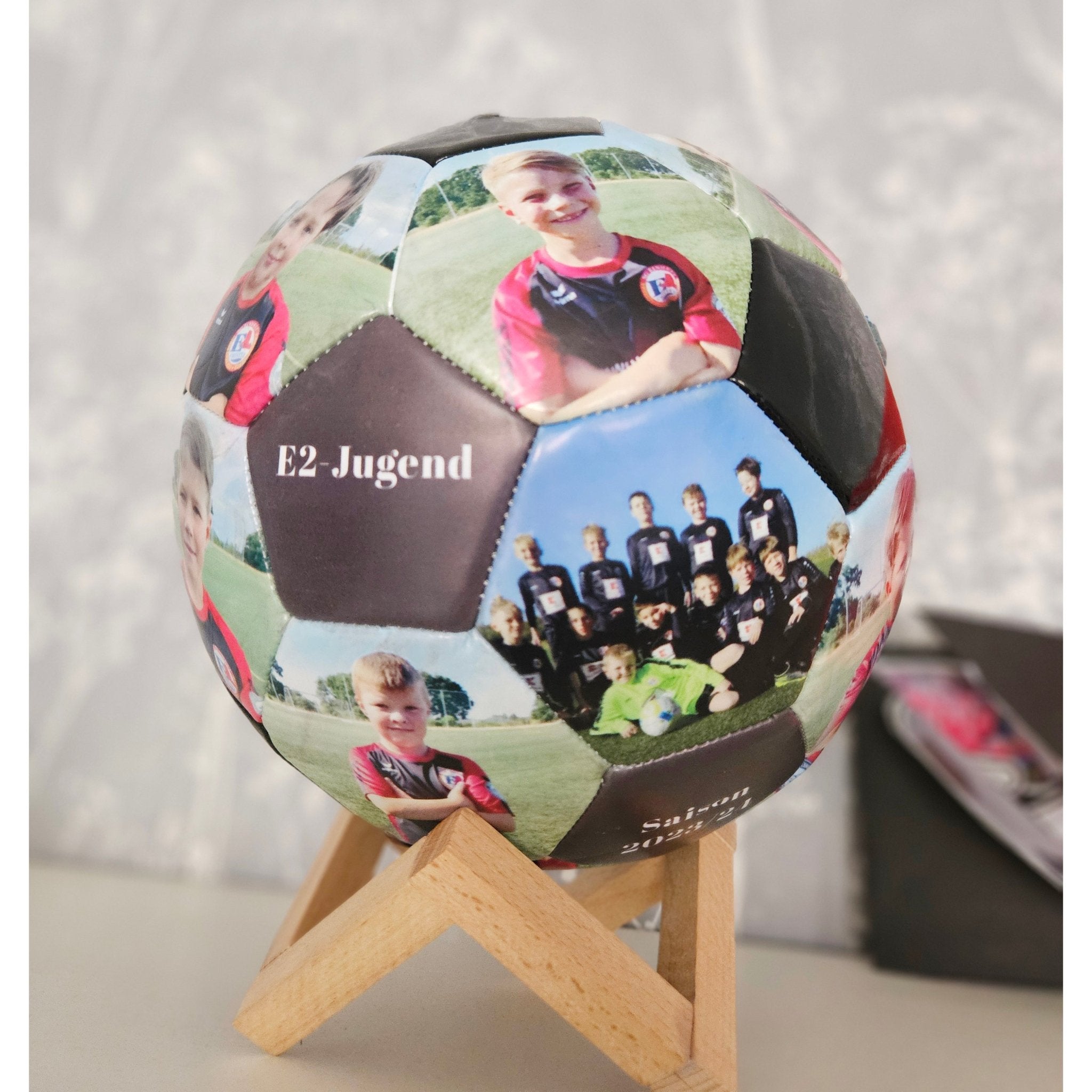 Personalized Custom Gift Soccer Ball No. 5 - Family Watchs