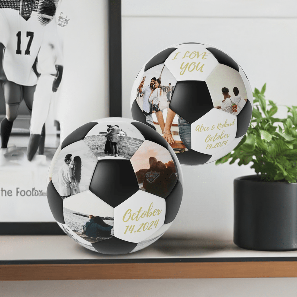 Personalized Custom Gift Soccer Ball No. 5 - Family Watchs