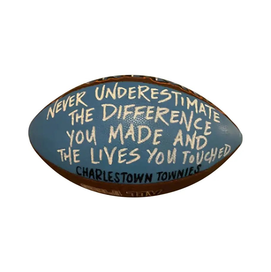 Personalized Custom Painted Football - Family Watchs