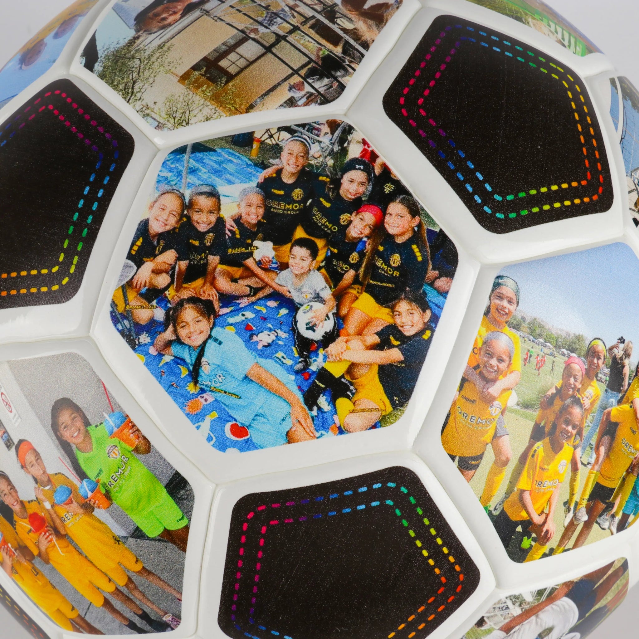 Personalized Custom Photo And Text Gift Soccer Ball Perfect for any occasion - Family Watchs