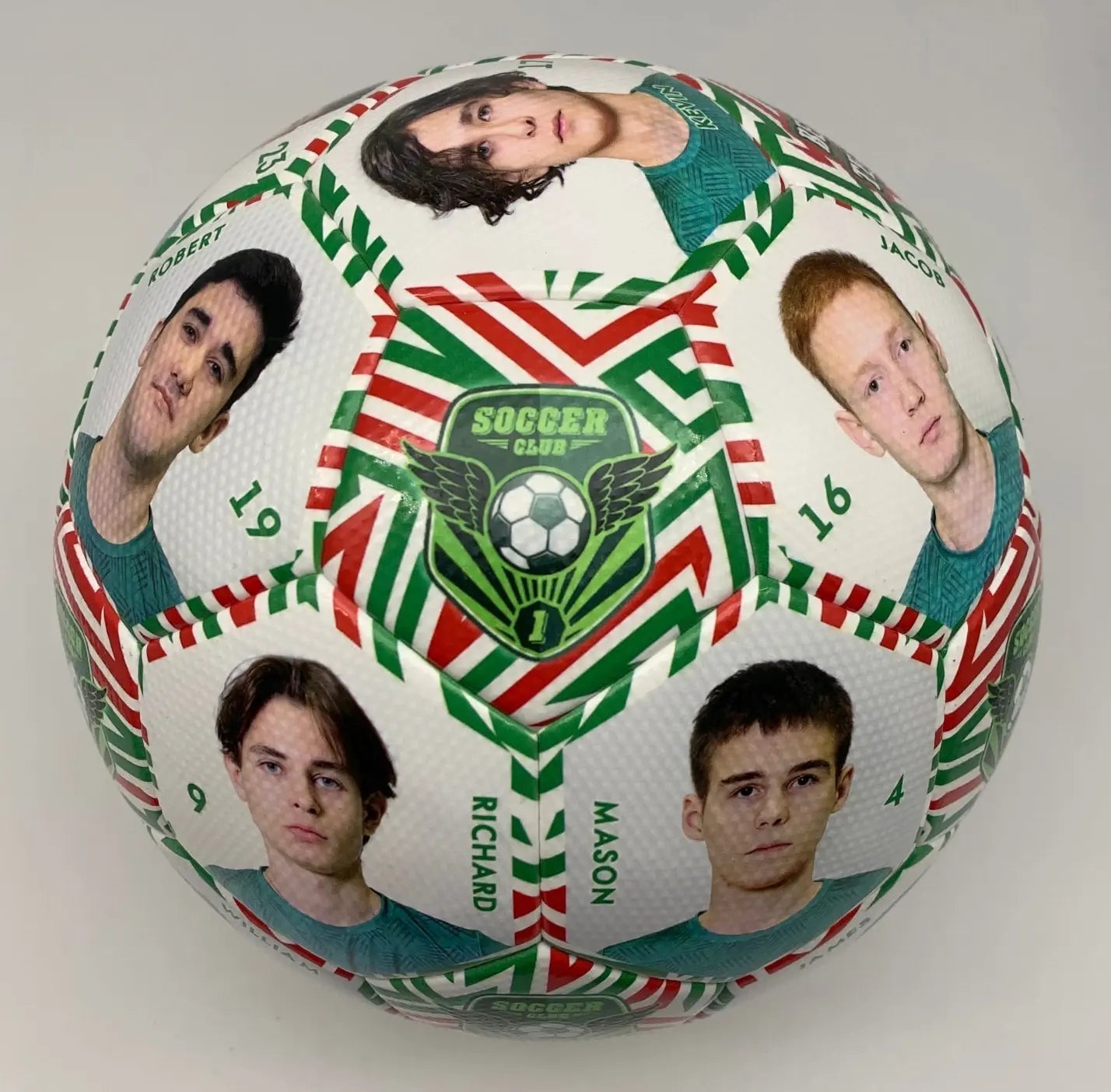 Personalized Custom Team Soccer Ball - Family Watchs