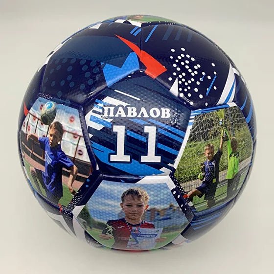 Personalized Customized Gift Soccer Ball，Size 5 - Family Watchs