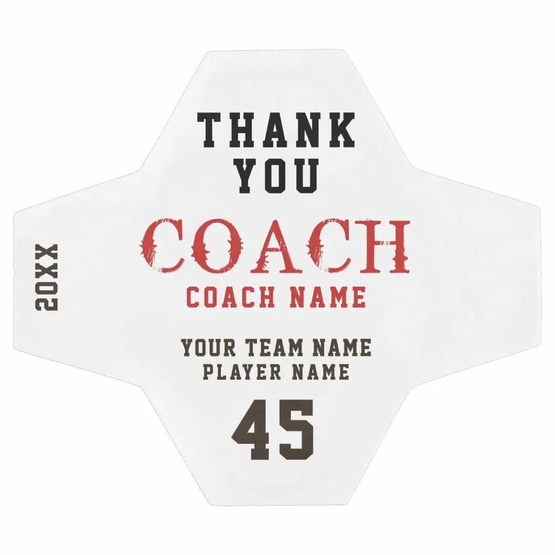 Personalized Customized Soccer Balls Thank You Coach Name Team Number Soccer Balls - Family Watchs