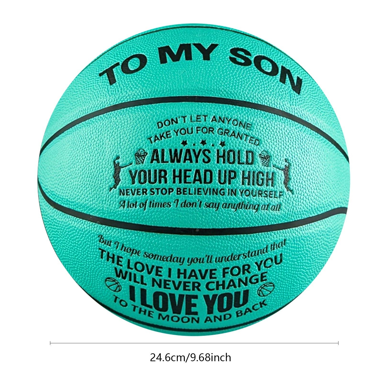 Personalized Letter Basketball For Son, Birthday Christmas Gift For Son - Family Watchs