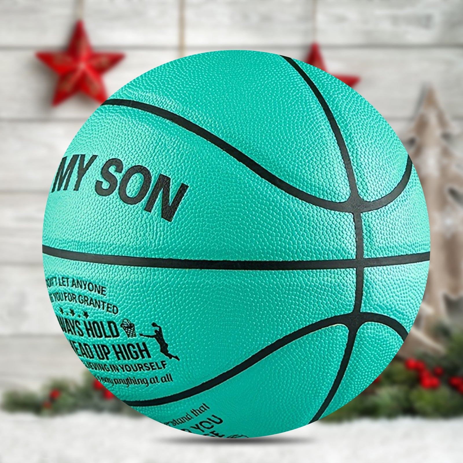 Personalized Letter Basketball For Son, Birthday Christmas Gift For Son - Family Watchs