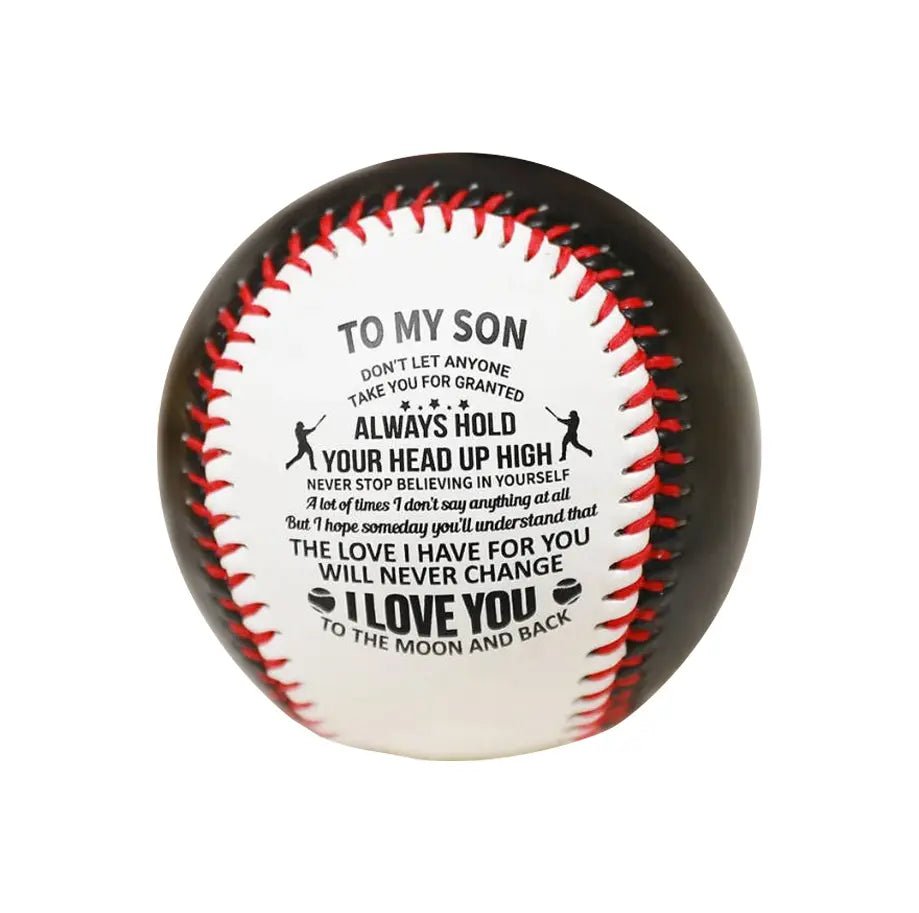 To My Son - Love You Birthday Graduation Christmas Holiday Gift Personalized Baseball - Family Watchs